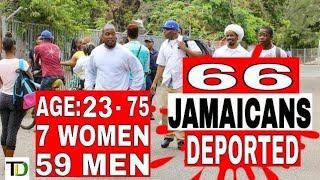 66 Jamaicans DEPORTED from the UNITED STATES March 29 2018  Teach Dem [upl. by Elon]