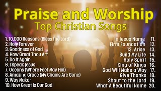 Top Praise and Worship Songs 2024 Playlist  Christian Songs [upl. by Alomeda]