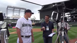 Bloopers from the Mariners AllStar Softball Classic commercial [upl. by Kepner]