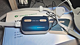 VVFLY SnoreCircle Auto CPAP Anti Snore Device YA50 Unboxing [upl. by Peonir137]