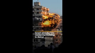 Israeli strike hits Beirut as Lebanon’s death toll surpasses 3500  AJ shorts [upl. by Bertram262]