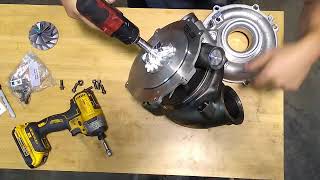 Compressor Wheel Install [upl. by Pip]