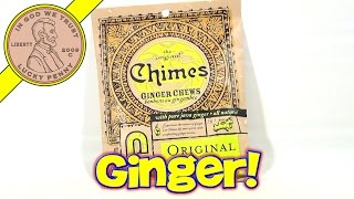 Learn About Chimes Original Ginger Chews Candy Review [upl. by Irahc]