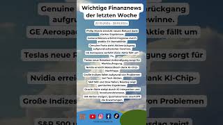 📈📰 Top 10 Finanznachrichten der Woche Schau dir an was die großen Unternehmen bewegt hat aktien [upl. by Ybbed214]