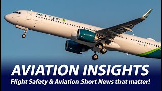 Aer Lingus A321N Tail Strike Horror Party Crash amp more Aviation News this Week newsAIRCLIPScom [upl. by Drucilla]