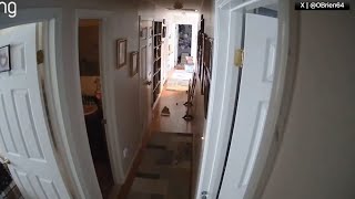 Raw video  Earthquake felt inside New Jersey home [upl. by Remlap276]