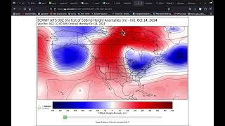 Oct 14 2024 Frost  Mtn Snows  High Winds in Plains  Western Troughs  Drought Deepens [upl. by Hgielsa]