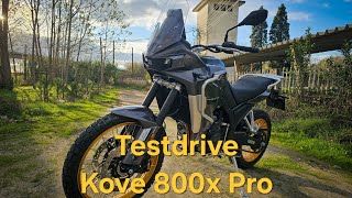 Kove 800X PRO  Nighttime test drive [upl. by Peony]