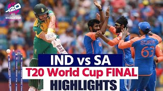 India vs South Africa Final Highlights  IND vs SA T20 World Cup 2024 Final Match Full Highlights [upl. by Demott404]