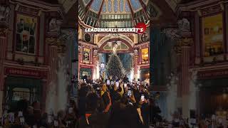 London Leadenhall Market’s Christmas Lights Switch On [upl. by Sinnod285]