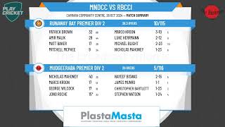 Mudgeeraba Premier Div 2 v Runaway Bay Premier Div 2 [upl. by Mercer]