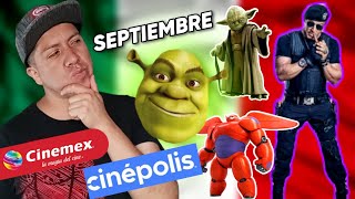 Todos los COLECCIONABLES CINEMEX y CINÉPOLIS de SEPTIEMBRE [upl. by Ferree]