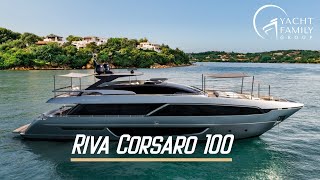 RIVA CORSARO 100 ОБЗОР РОСКОШНОЙ ЯХТЫ [upl. by Swithbart151]