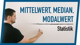 Mittelwert Median Modalwert  Statistik  Mathe by Daniel Jung [upl. by Ekul]