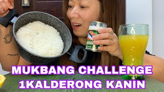 1 KALDERONG KANIN x 1 SMALL CAN SARDINES CHALLENGE INSPIRED BY ryannslife1730 UN CUT MUKBANG PH [upl. by Tallia]