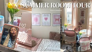 2024 Aesthetic SUMMER ROOM TOUR  Pinterest inspired  Cute amp Cozy [upl. by Nevek]