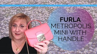 Furla mini Metropolis bag with top handle REVEAL [upl. by Anelle176]