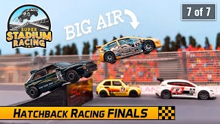 Hatchback Tournament 7 of 7 BIG AIR Diecast Racing [upl. by Salbu]