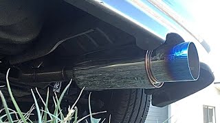 Mazda 323  Custom Exhaust Sound 2 [upl. by Nileek]