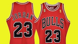 WAS IST EIN AUTHENTIC JERSEY  NBA Trikot Review Michael Jordan 199697 Chicago Bulls [upl. by Adaven]