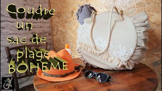 Coudre un SAC de plage Bohême ou Shabby [upl. by Virnelli]