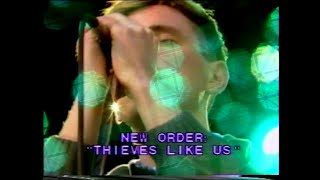 New Order  Thieves Like Us Live Musik Convoy German TV 160484 [upl. by Tnek]