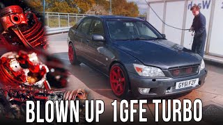 Lexus IS200 Turbo Blown Conrod out of the block  Engine Tear Down [upl. by Trepur]