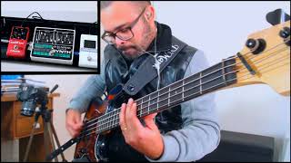 Testando Pedal Bass Micro Synth ElectroHarmonix [upl. by Compte]