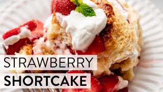 Homemade Strawberry Shortcake  Sallys Baking Recipes [upl. by Nesnej]