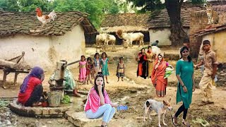 Rural beautiful traditional Indian homes  Peaceful village lifestyle  Farming in Indian village [upl. by Navis]