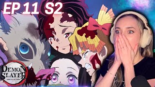 Season Finale DEMON SLAYER REACTION S2 Ep11 Entertainment District quotNo Matter How Many Livesquot [upl. by Notsej996]