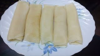 Patishapta  পাটিসাপটা পিঠা  पातिशप्ता  Patisapta Pitha Recipe  Patishapta Narkel Diye  Pan Cake [upl. by Eninnaj208]