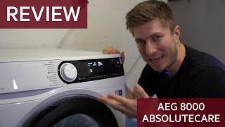 AEG 8000 AbsoluteCare Trockner TR8T70680 Review  Testsieger Stiftung Warentest [upl. by Reseda]