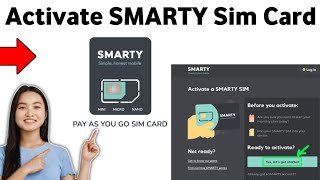 How to Activate SMARTY Sim Card 2025 [upl. by Sherrie]