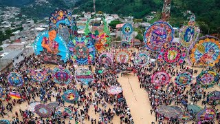 En Vivó ASI SE VIVIÓ EL FESTIVAL DEL BARRILETE GIGANTE EN SUMPANGO SACATEPEQUÉZ GUATE [upl. by Rodd]