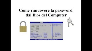 Come rimuovere la password dal Bios [upl. by Sheela]