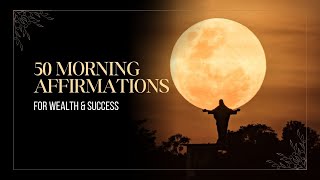 Morning Affirmations for Wealth and Success 50 Powerful Statements to Attract Abundance [upl. by Nassir]