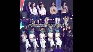 Idols reaction to Newjeanss speech at KGMA [upl. by Bilat829]