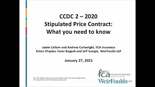 Everything You Need to Know About the New CCDC 2 2020 Contract [upl. by Alphonse429]