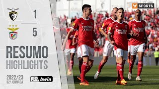 Highlights  Resumo Portimonense 15 Benfica Liga 2223 32 [upl. by Selway]