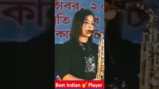 The Best Indian 🇮🇳 lipika 🎷sax Player saxophone music [upl. by Suki]