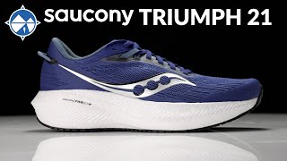 Saucony Triumph 21 First Look  Ultimate Comfort Returns [upl. by Eikcin404]