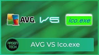 AVG VS Icoexe  Antivirus Test [upl. by Aydidey]