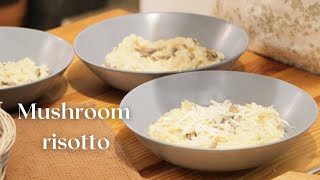 Classic Mushroom Risotto Recipe Great idea for lunch and dinner anytime [upl. by Amees44]