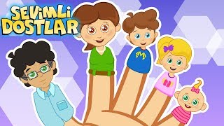 Çocuk Şarkıları Dinle 2018 Sevimli Dostlar Parmak Ailesi  Kids Songs and Nursery Rhymes [upl. by Yeltneb15]