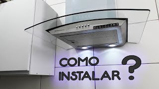 Como instalar uma COIFA  DEPURADOR de AR [upl. by Peck]