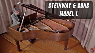 Steinway amp Sons Model L for Sale  Classic Beauty at Living Pianos [upl. by Anyt]