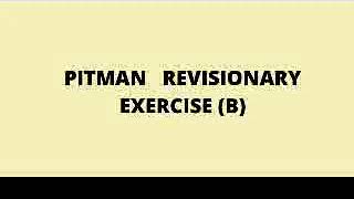 Pitman Shorthand Revisionary Exercise B  80 WPM [upl. by Dlawso304]