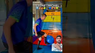 challenge trampoline sports football jump [upl. by Araet]