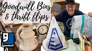 Goodwill Bins Thrift With Me Home Decor  Thrifted Finds Makeover  Reselling for Profit [upl. by Assehc681]